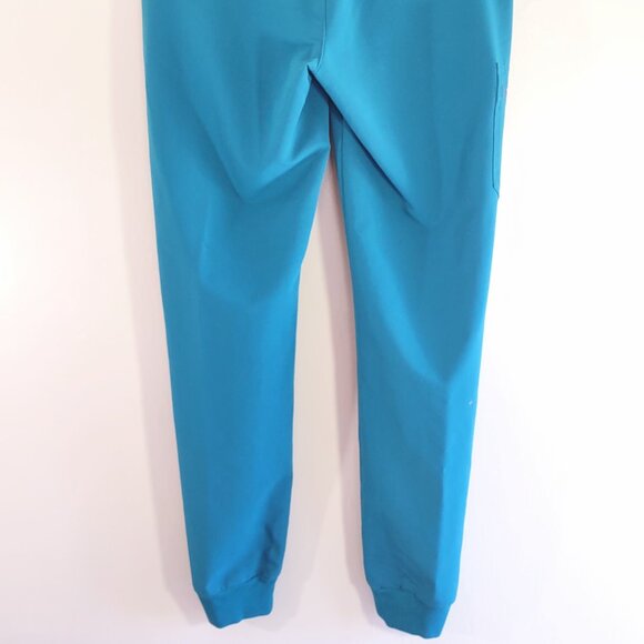FIGS Scrubs 2 Piece Set Teal-Casma Top Lrg & Zamora Jogger Bottom Med-Tall  EUC - Picture 7 of 12